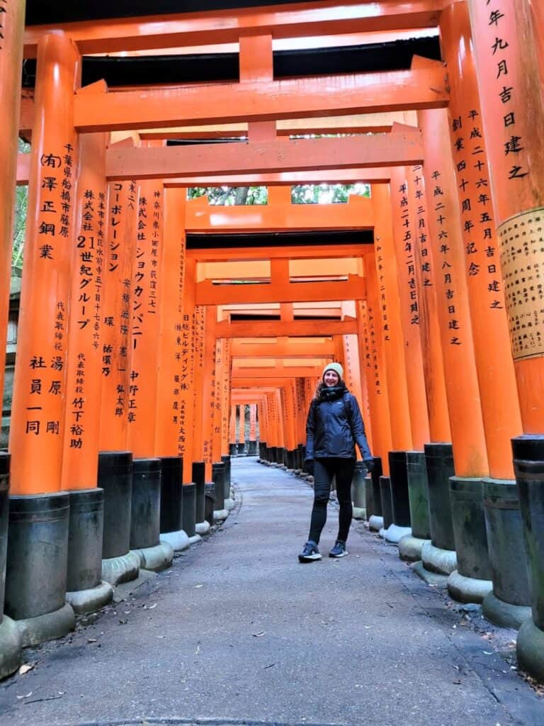 Fushimi Inari shrine gate walkway, Kyoto